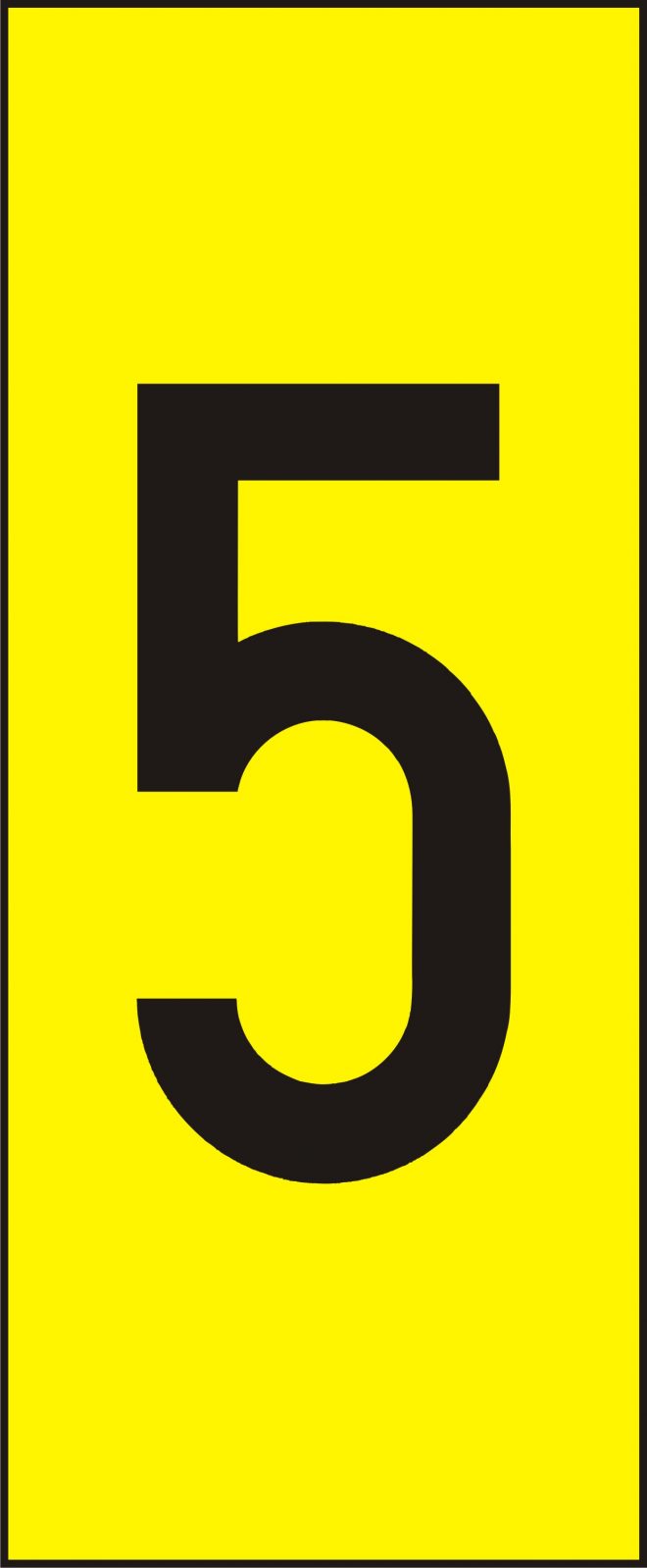 Hammarprodukter - Marking system H10 Yellow Number 5